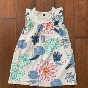 Tea Collection big flower dress EUC Sz 4